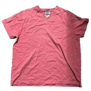 Women's V-Neck Cotton Tee - Dusty Rose